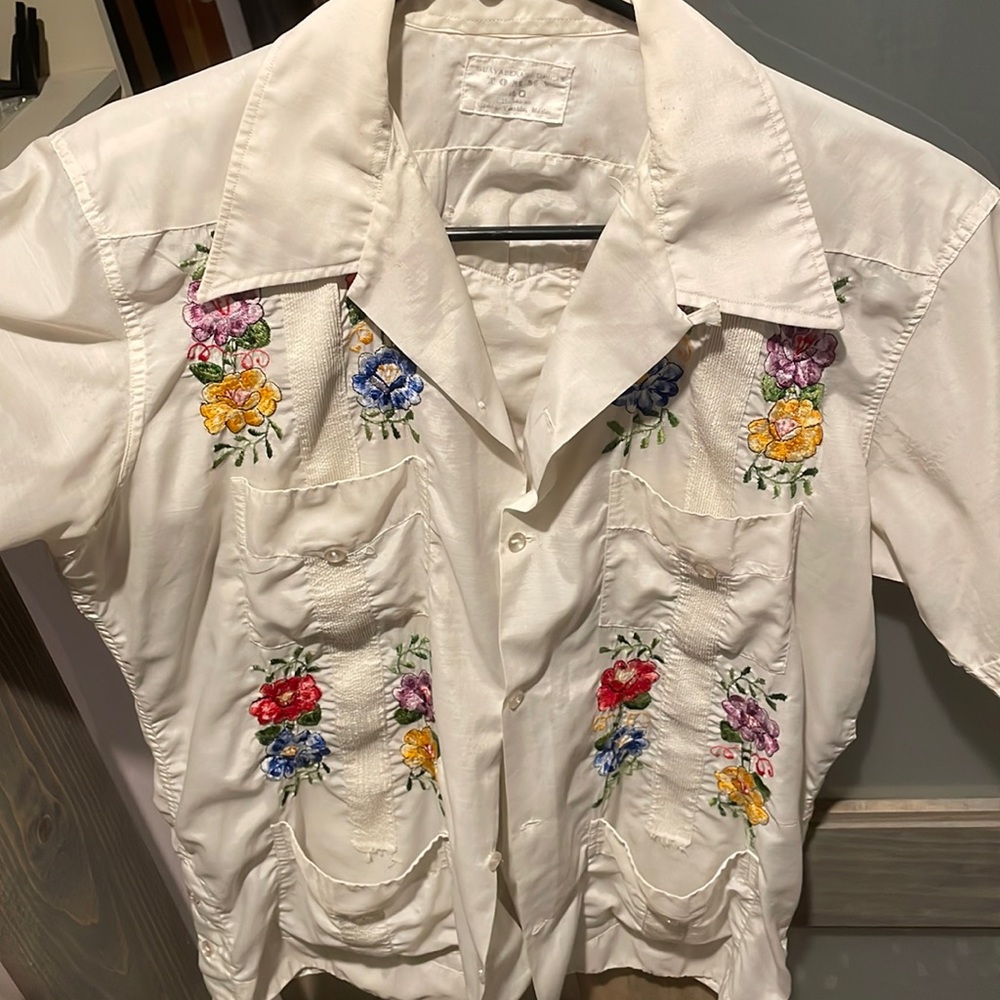 Vintage button up from Mexico